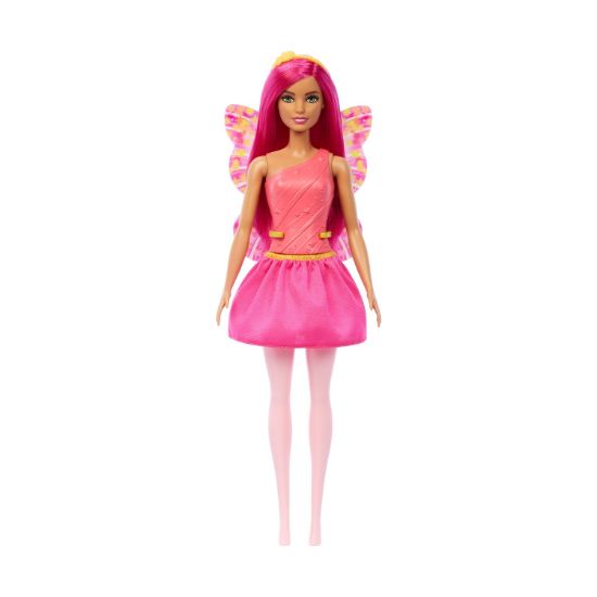 Picture of Mattel Barbie: Fairy Ballerina – Pink Dress & Purple Hair Doll (JKB63)