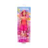 Picture of Mattel Barbie: Fairy Ballerina – Pink Dress & Purple Hair Doll (JKB63)