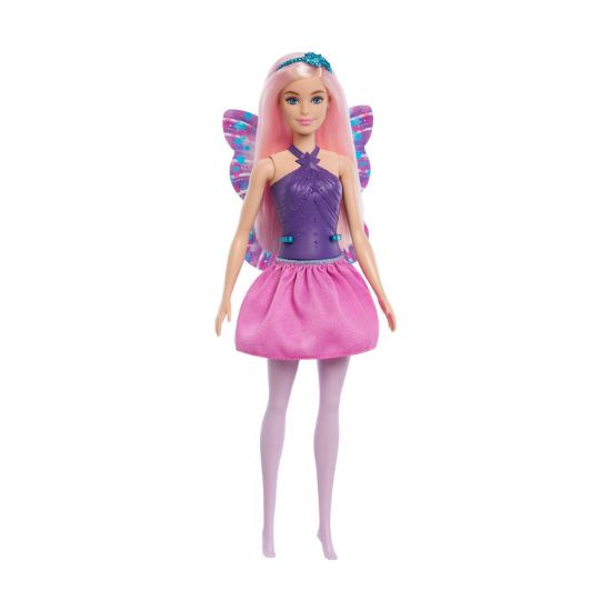Picture of Mattel Barbie: Fairy Ballerina – Purple Dress & Pink Hair Doll (JKB62)