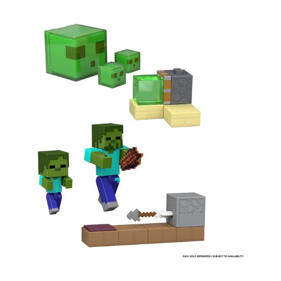 Picture of Mattel Minecraft: Redstone Charged - Zombie Arrow Trap (JKK03)