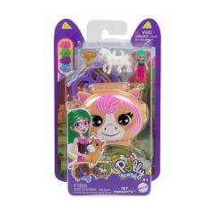 Picture of Mattel Polly Pocket Mini: Pet Connects - Horse Compact Playset (JCB20)