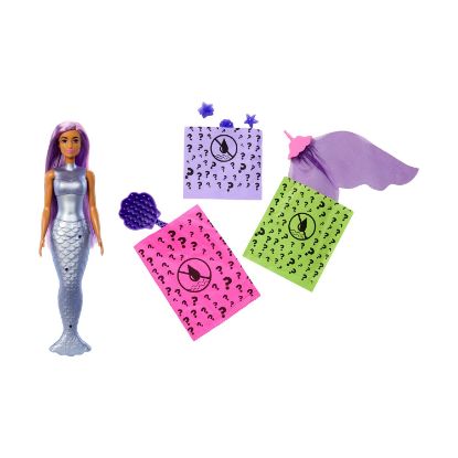 Picture of Mattel Barbie: Color Reveal Mermaid Series - Doll 6 Surprises (Random) (JFV58)