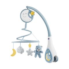 Picture of Chicco First Dreams: Βρεφικό Περιστρεφόμενο Κούνιας με Μελωδίες, 3 σε 1, Next2Dreams, Σιέλ (Y01-07627-20)
