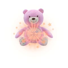Picture of Chicco First Dreams: Βρεφικό Αρκουδάκι με Προβολέα, Baby Bear, Ροζ (Y02-08015-10)