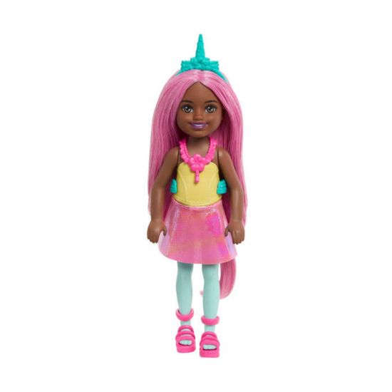 Picture of Mattel Barbie: Chelsea - Unicorn Pink Hair Dark Skin Doll (JKH57)