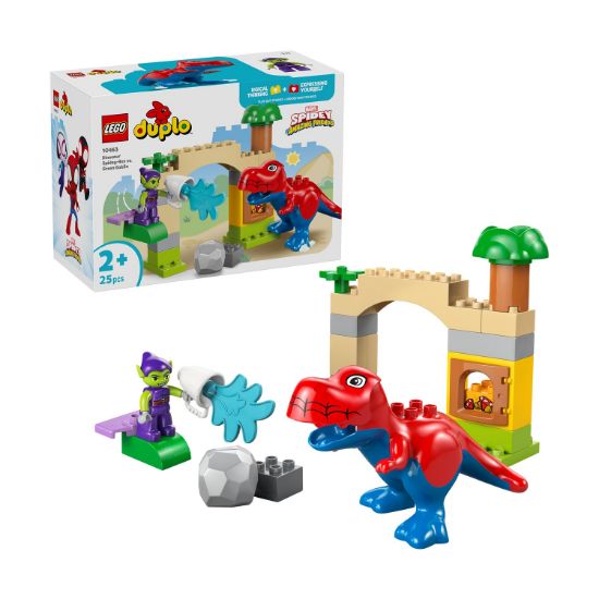 Picture of LEGO® DUPLO®: Marvel Dinosaur Spidey-Rex vs. Green Goblin (10463)