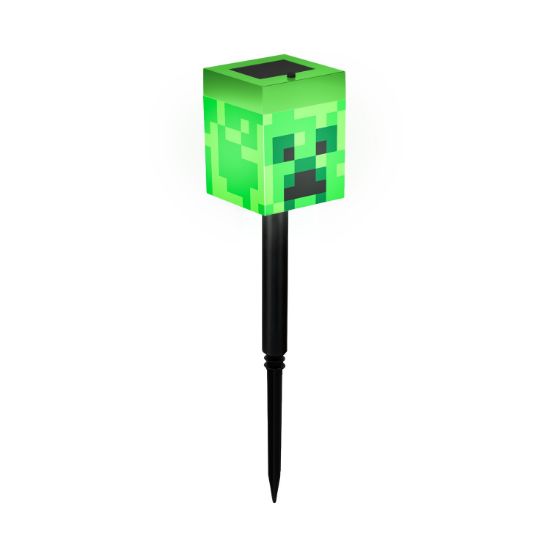 Picture of Paladone LunaGlo: Minecraft - Creeper Solar Stake Light (PP16169MCFVN)