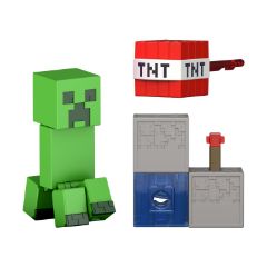Picture of Mattel Minecraft: Redstone Charged - Creeper 8cm Figure (JJR92)