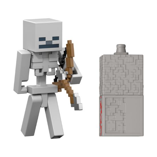 Picture of Mattel Minecraft: Redstone Charged - Skeleton 8cm Figure (JJR93)