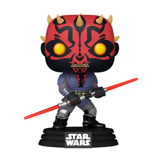 Picture of Funko Pop! Star Wars (Darth Maul Shadow Lord) - Maul #828 Bobble-Head Vinyl Figure