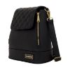 Picture of Loungefly: Black Pin Trader Convertible Mini Backpack & Crossbody Bag (LFBK0218)