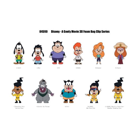 Picture of Monogram: Goofy Movie (Series74) (Blind Bag/Random) 3D Foam Bag Clips Figures (84590)