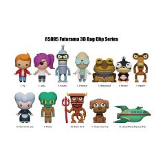 Picture of Monogram: Futurama (Series1) (Blind Bag/Random) 3D Foam Bag Clips Figures (85895)