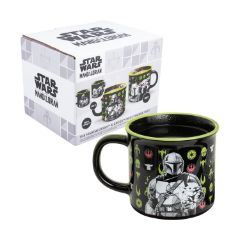 Picture of Paladone: Star Wars The Mandalorian - Mandalorian and Grogu Heat Change Mug (PP16271MAN)
