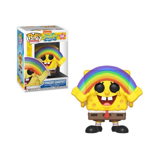 Picture of Funko Pop! Animation: SpongeBob SquarePants S3 - Spongebob SquarePants with Rainbow #558 Vinyl Figure