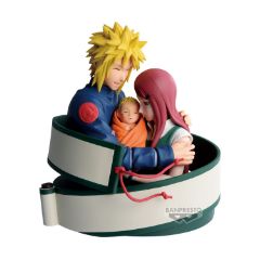 Picture of Banpresto: Naruto 72 Series - Minato & Naruto & Kushina Figure (13cm) (71473)