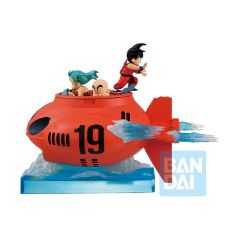 Picture of Banpresto Ichibansho Vs Red Ribbon Army: Dragon Ball - Son Goku & Bulma & Krillin Statue (16cm) (72399)