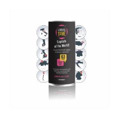 Picture of K-Toyz Learning Tubes: Capitals Of The World - Board game (English Language) (LT-009)