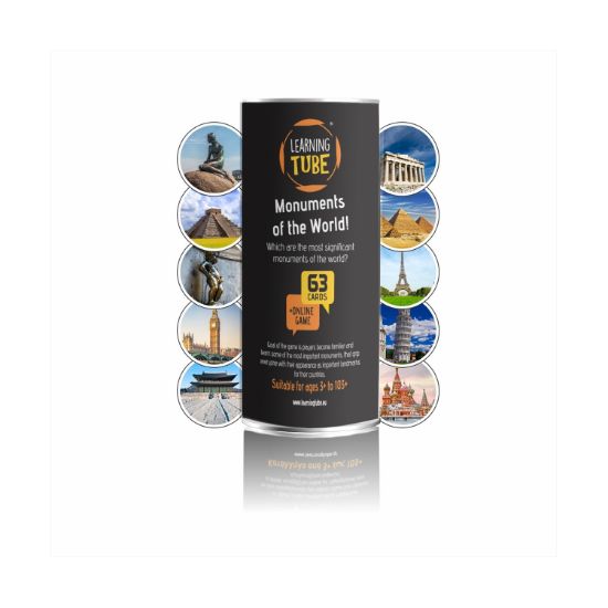 Picture of K-Toyz Learning Tubes: Monuments Of The World - Board game (English Language) (LT-011)