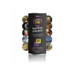 Picture of K-Toyz Learning Tubes: Great Artists Of The World - Board game (English Language) (LT-016)