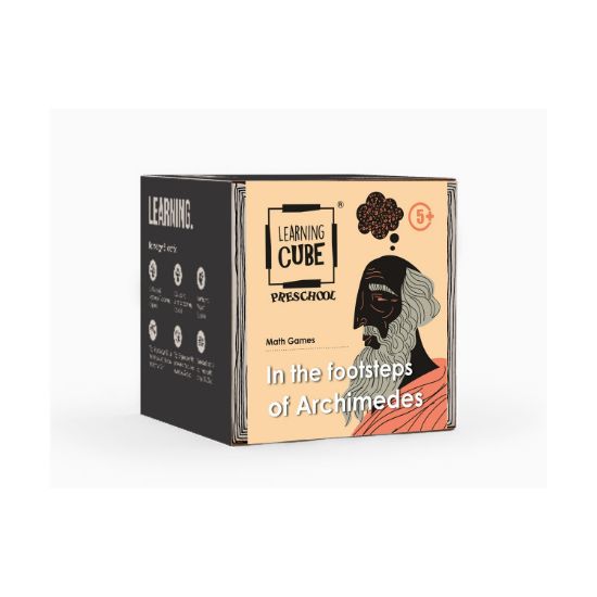 Picture of K-Toyz Learning Cubes: In The Footsteps Of Archimedes (Math Game)- Card Game (English Language) (LC-013)