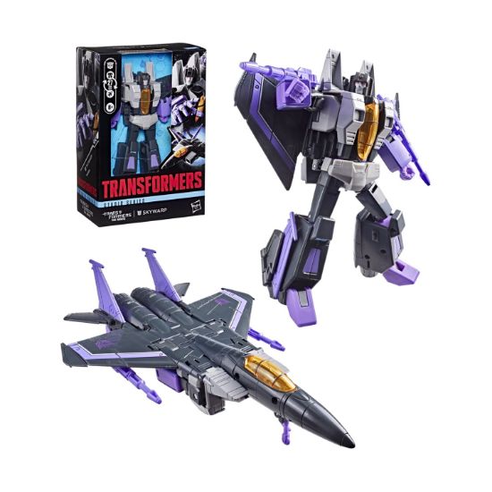 Picture of Hasbro Fans Transformers: Generations Studio Series - Transformers Studio Series The Transformers: The Movie Voyager Class Skywarp Action Figure (G1931)
