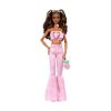 Picture of Mattel Barbie: Deluxe Style Pink Denim - Barbie Deluxe Style - Pink Flared Jeans (JJN72)