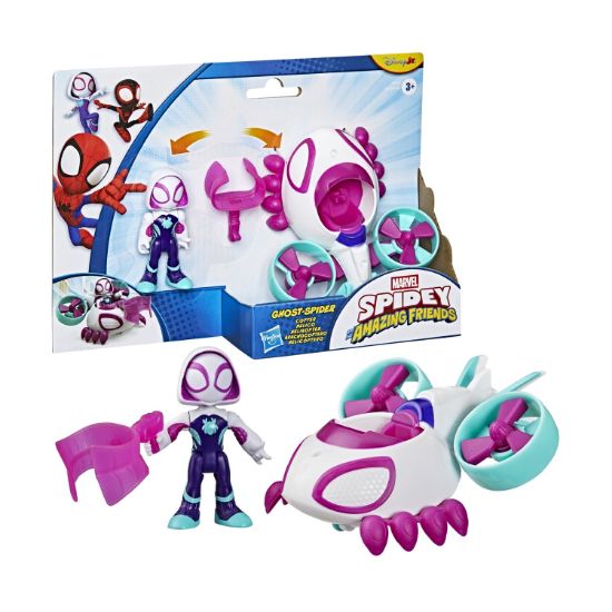 Picture of Hasbro Disney Jr Marvel: Spidey And His Amazing Friends - Ghost-Spider Copter Vehicle (G2459)