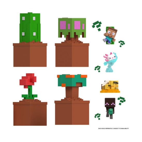 Picture of Mattel Minecraft: Mini Figures – Mc Airborne Axolotl (JKF68)