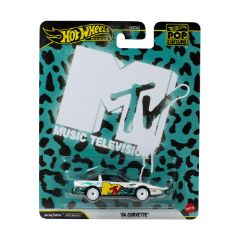 Picture of Mattel Hot Wheels Premium Cars: Pop Culture Music Television – '84 Corvette Vehicle (JHW93)