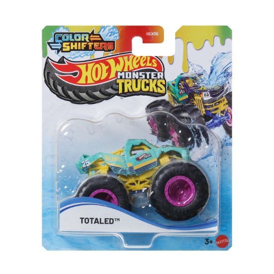 Picture of Mattel Hot Wheels Monster Trucks: Color Shifters – Totaled Vehicle (JCH03)