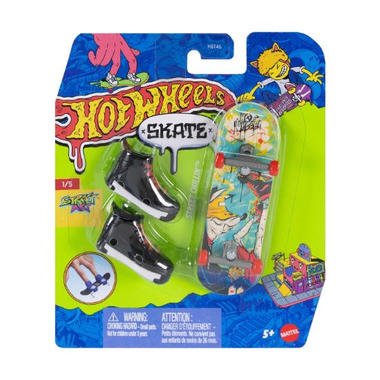 Picture of Mattel Hot Wheels Skate Fingerboard and Shoes: Challenge Accepted - Street Chillin' (JCF40)