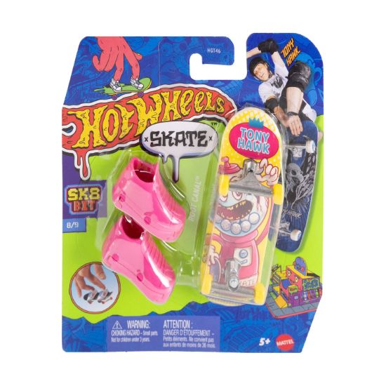 Picture of Mattel Hot Wheels Skate Fingerboard and Shoes: Tony Hawk - Root Canal (JKL46)