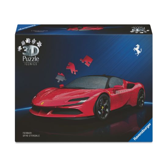 Picture of Ravensburger 3D Puzzle: Iconics Ferrari (108pcs) (12008041)