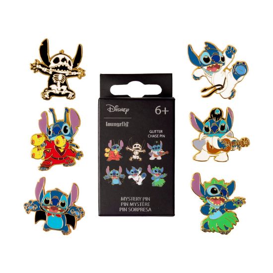 Picture of Loungefly Disney: Web Stitch Mystery Enamel Pins-Ea (WDPN1728-EA)