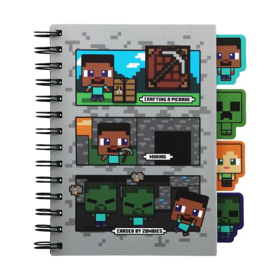 Picture of Paladone: Minecraft Notebook With Dividers (PP14968MCF)