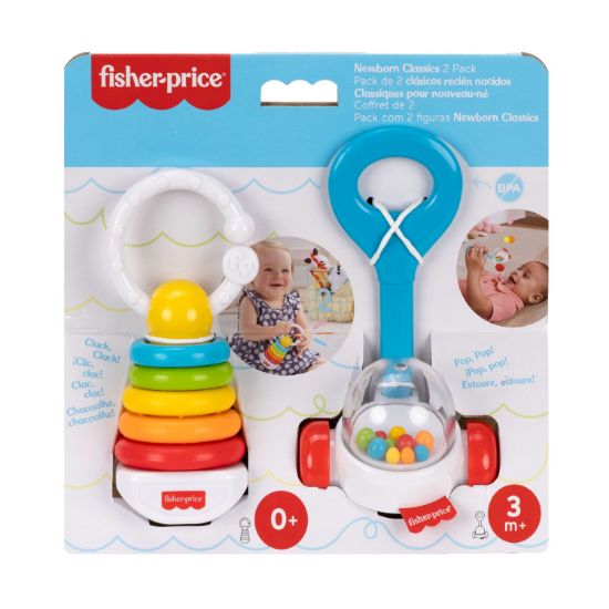 Picture of Fisher-Price: Rattles & Teethers - Classic Rattles Set of 2 (JKP54)