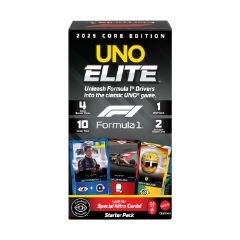 Picture of Mattel Uno: Uno Elite Formula 1 - 2025 Core Edition Starter Pack (JLV42)