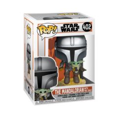 Picture of Funko Pop! Disney Star Wars: The Mandalorian - The Mandalorian With The Child #402 Bobble-Head Vinyl Figure