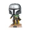 Picture of Funko Pop! Disney Star Wars: The Mandalorian - The Mandalorian With The Child #402 Bobble-Head Vinyl Figure