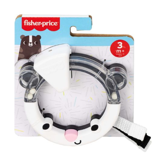 Picture of Fisher-Price: Baby Toys (0-6 Months) Rattles & Teething Toys - Fisher Price Stinkin' Cute Skunk A (JKW57)