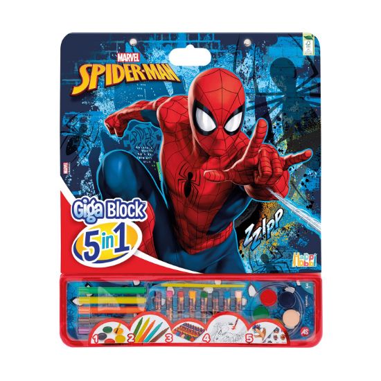 Picture of AS HappiHobbi Μarvel: Spider-Man - Giga Blocks 5 in 1 (1023-62762)