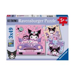 Picture of Ravensburger Puzzle: Kuromi (3x49pcs) (12004332)