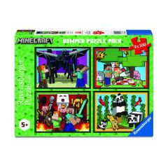 Picture of Ravensburger Puzzle: Minecraft (4x100 pcs) (12004290)