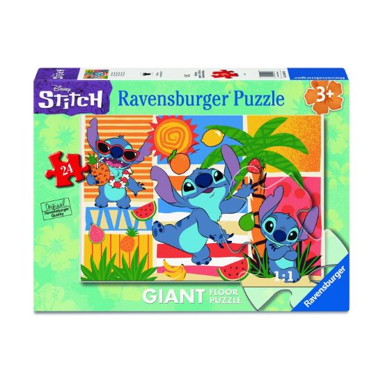 Picture of Ravensburger Disney Puzzle: Stitch on Vacation - Giant Floor Puzzle (24pcs) (12004213)