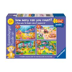 Picture of Ravensburger Puzzle: Τα Πρώτα Μου Παζλ (6/8/10/12) - Πόσα Μετράς? (12004065)