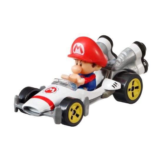 Picture of Mattel Hot Wheels: MarioKart – Baby Mario Vehicle (GRN12)