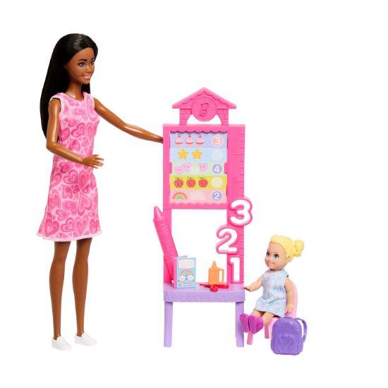 Picture of Mattel Barbie: You Can Be Anything - Teacher with Kid Doll (JMK17)