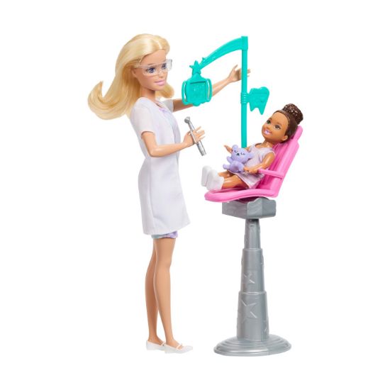 Picture of Mattel Barbie: You Can Be Anything - Dentist with Kid Doll (JMK14)