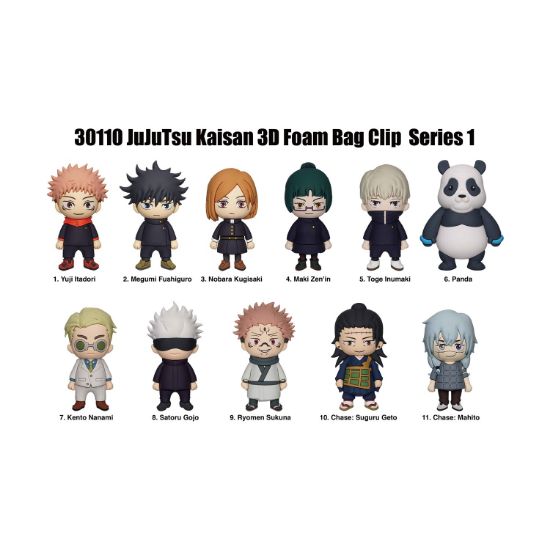 Picture of Monogram: Jujutsu Kaisen (Series1) 3D Foam Bag Clips Figures (30110)